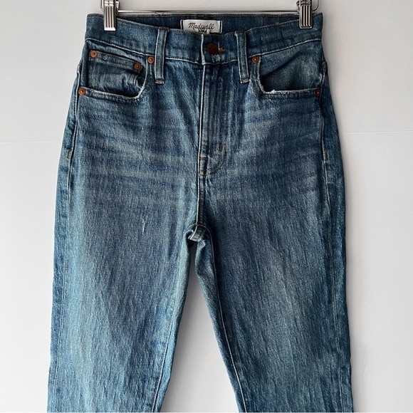 Madewell High-Rise Slim Boyjean Jeans Size 23 Melbourne Wash - Picture 4 of 12